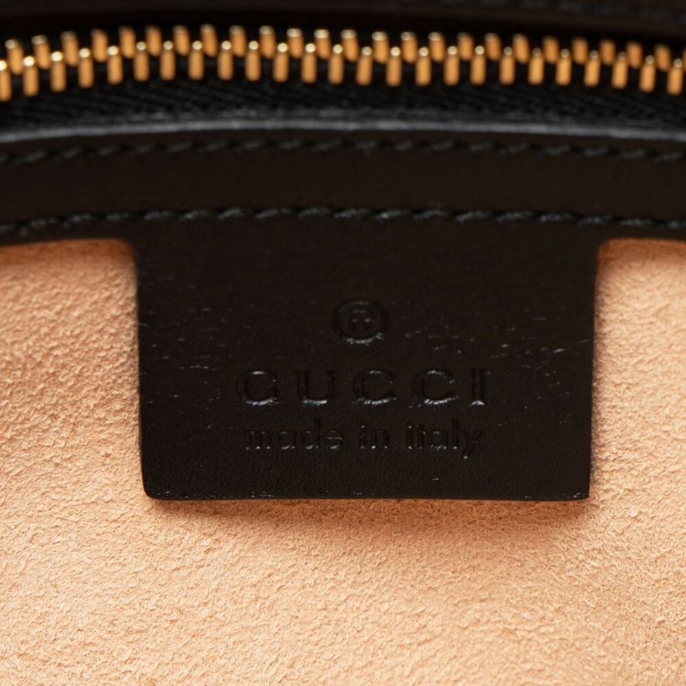 Gucci Leather Bamboo Nymphaea Medium Top Handle - Picture 8 of 16